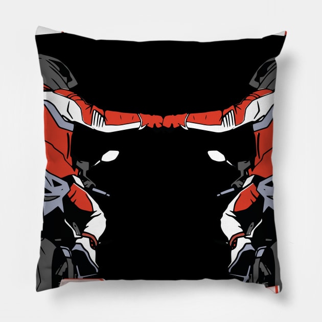 best biker buddy motorrad freundschaft Geschenk Pillow by Shirtglueck