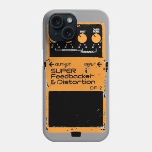 Super Feedback & Distortion Guitar FX Fan Art Design Phone Case