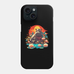 hippopotamus Phone Case