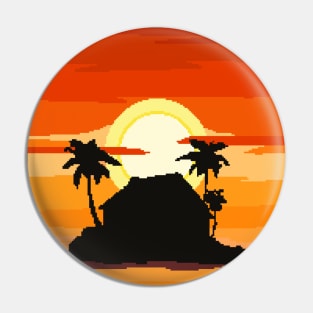 kame  sunset Pin