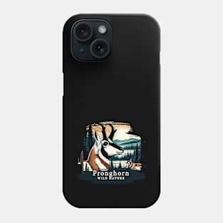 Pronghorn - WILD NATURE - PRONGHORN -4 Phone Case