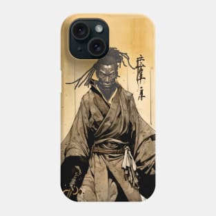 Yasuke Black Samurai in 1579 Feudal Japan No. 9 Phone Case