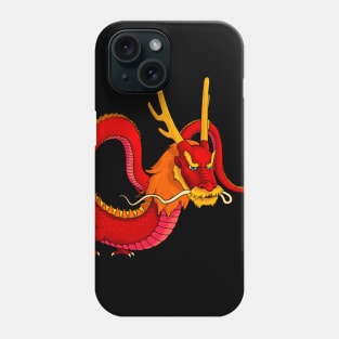 Red chinese dragon Phone Case
