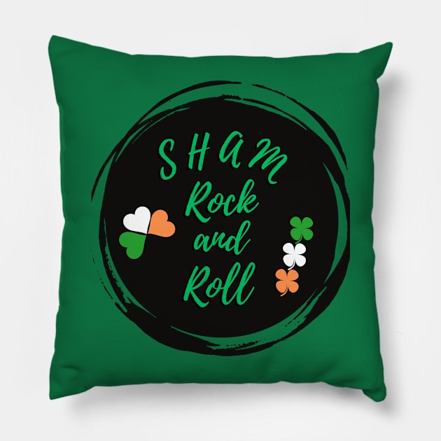 Funny St patrick day Pillow by Kenizio 