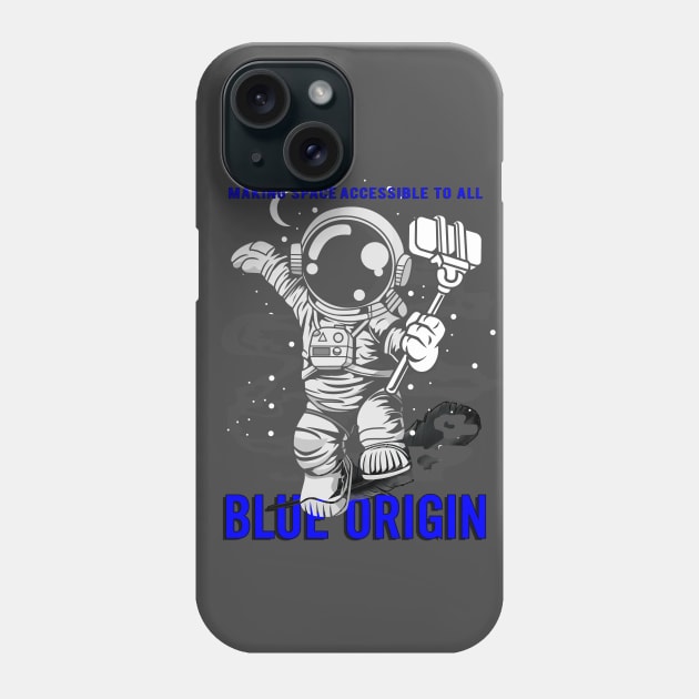 Blue Origin Fan Phone Case by PoshFitness