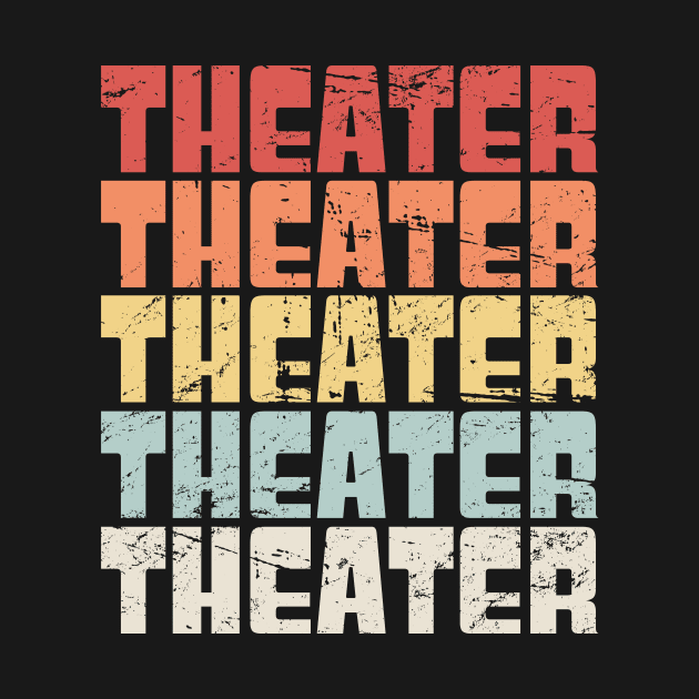 Retro 70s THEATER Text by MeatMan