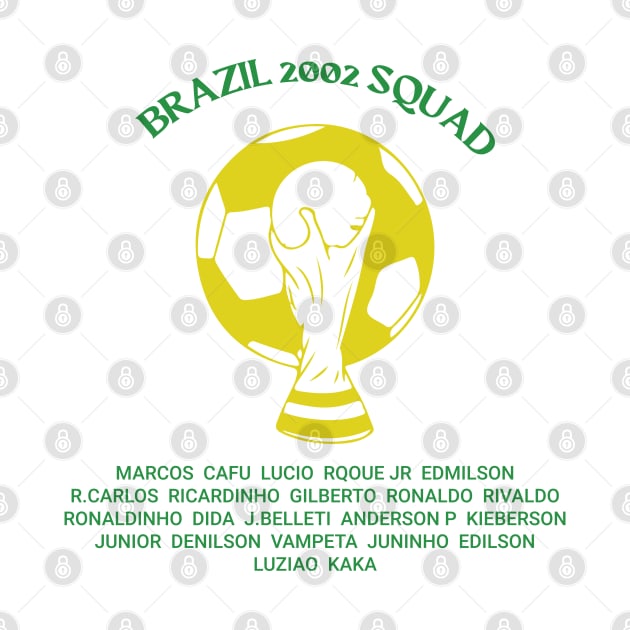 Brazil 2002 Squad by kindacoolbutnotreally