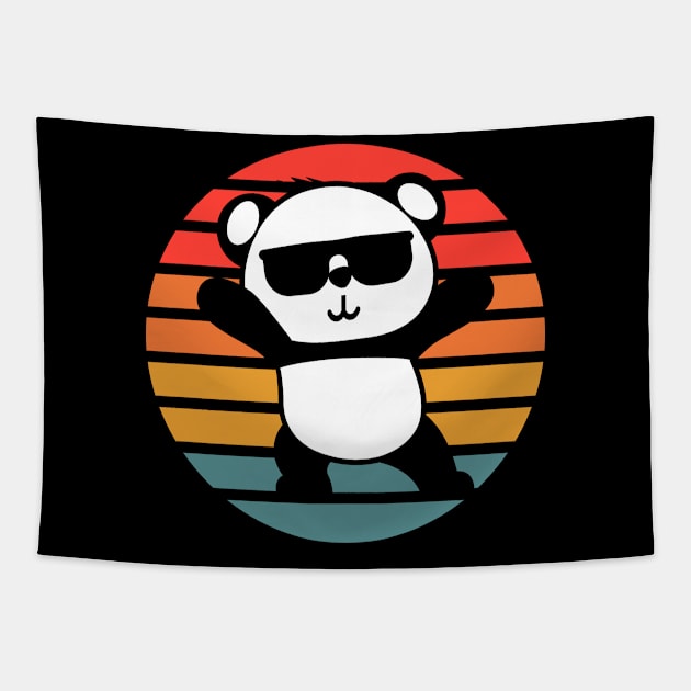 Panda Carlos Vintage Tapestry by POS