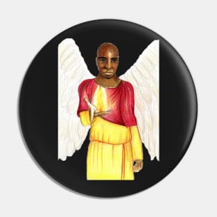 Archangel Uriel the Guiding Light- Black Pin