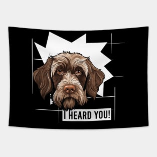 Funny Wirehaired Pointing Griffon Dog Owner Humor Tapestry