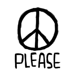 Peace Sign, Peace Please, No War, Antiwar T-Shirt