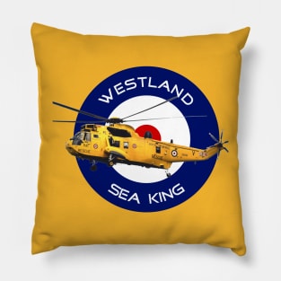 Westland Sea King Search and rescue helicopter in RAF roundel, Pillow