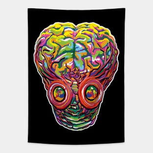 The Metaluna Mutant (Colorful Design) Tapestry