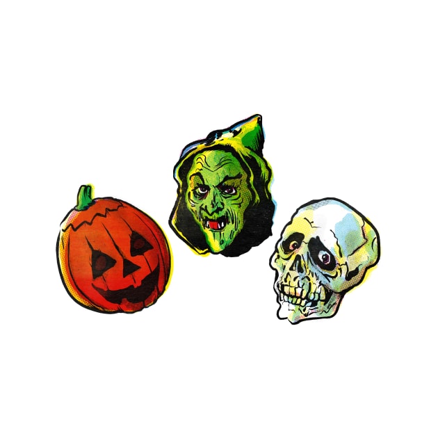 Halloween 3 masks by danpritchard