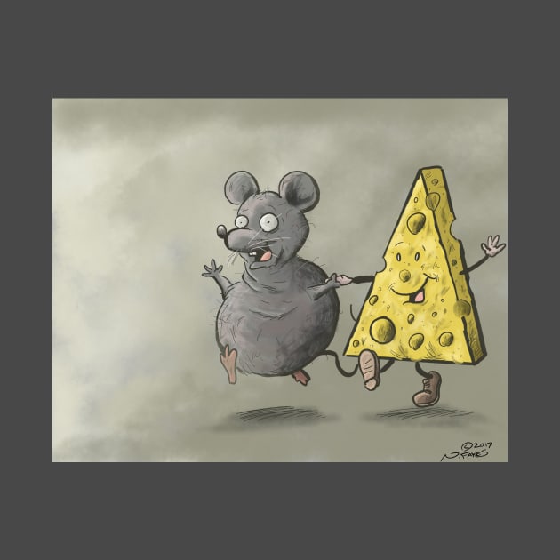 Mouse and Cheese by cartoonistnate