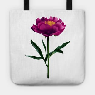 Peonies print Tote