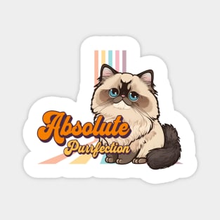Himalayan Cat Absolute Purrfection cute kitty Magnet
