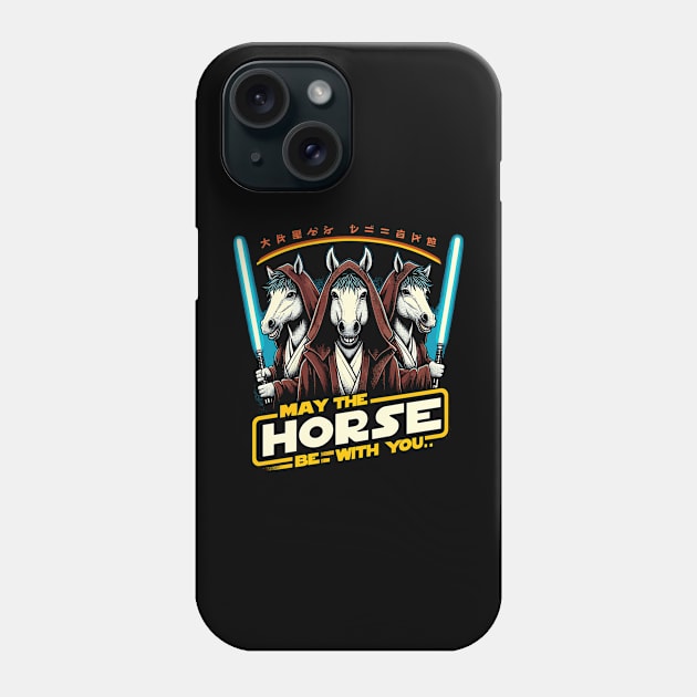 May the Horse be with You Phone Case by Lima's