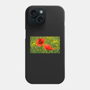 Wild Red Poppies Phone Case