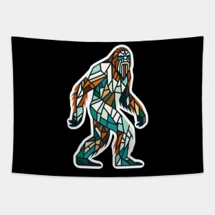 Mosaic Bigfoot Tapestry