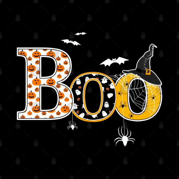 Boo Halloween Shirt, Funny Halloween shirt by Collagedream