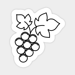 Wine Grapes Magnet