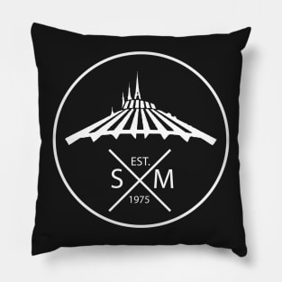 WHITE Space Mountain Pocket Pillow