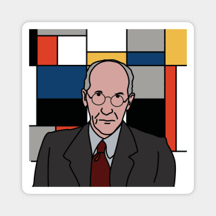 Piet mondrian (old) Magnet