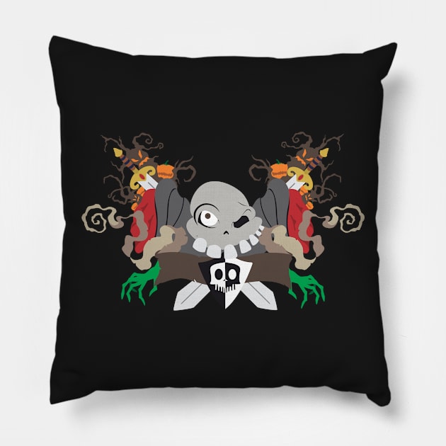 Return to the Graveyard Pillow by Coconut