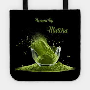 Powered By Matcha Green Tea Lover Tote