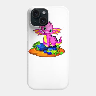 Cute Pink Dragon Phone Case