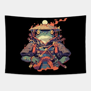 samurai frog Tapestry