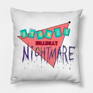 Atomic Hillbilly Nightmare mid century googie inspired Pillow