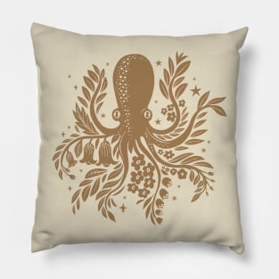 Flora Boho Octopus Pillow