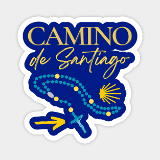 Camino de Santiago Catholic Pilgrimage Magnet