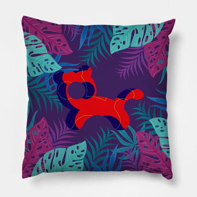 King Of The Jungle Pillow by After Daylight Project