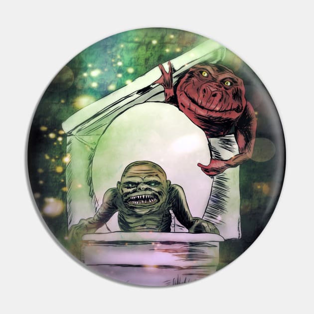 Ghoulies Pin by RG Illustration