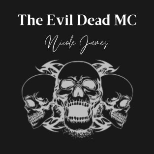 Evil Dead MC Skulls logo T-Shirt