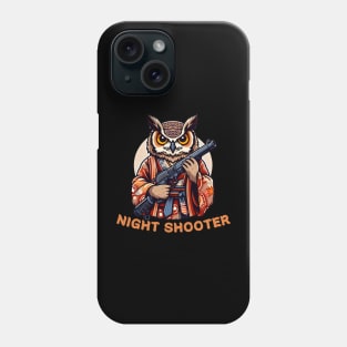 Shooting owl Phone Case