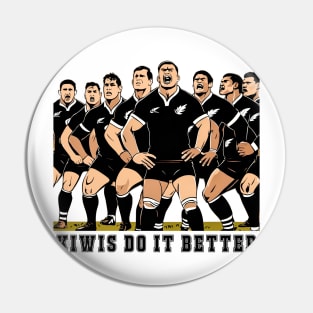 Kiwis Do It Better - New Zealand rugby Pin