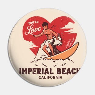 Vintage Surfing You'll Love Imperial Beach, California // Retro Surfer's Paradise Pin