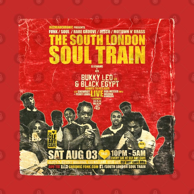 POSTER TOUR - SOUL TRAIN THE SOUTH LONDON 87 by Promags99