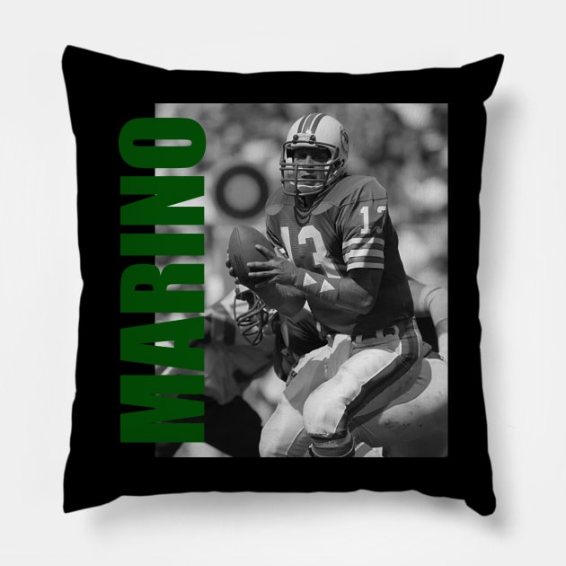 Dan Marino // Retro Aesthetic Fan Art // 80s Pillow by Momogi Project