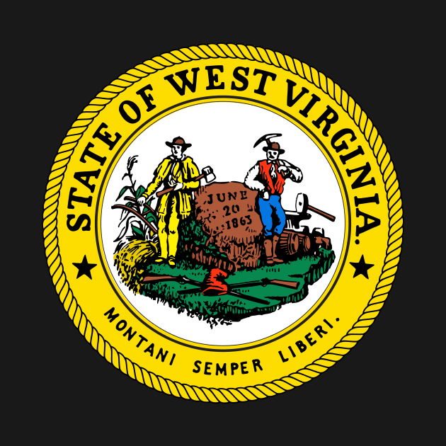 Seal of West Virginia by Flags of the World