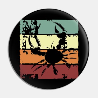 Crabs Retro Vintage Ocean King Marine Pin