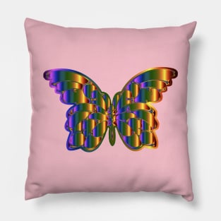 butterfly golden design Pillow