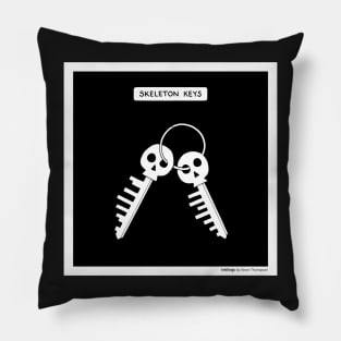 Skeleton keys Pillow