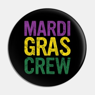 Retro Masquerade Mardi Gras Crew Gift Beads Parade Costume Pin