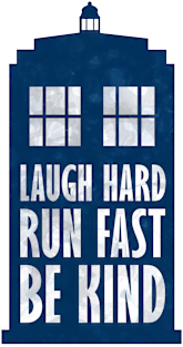 Laugh Hard - Run Fast - Be Kind 3 Magnet