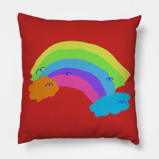 rainbow toddler Pillow